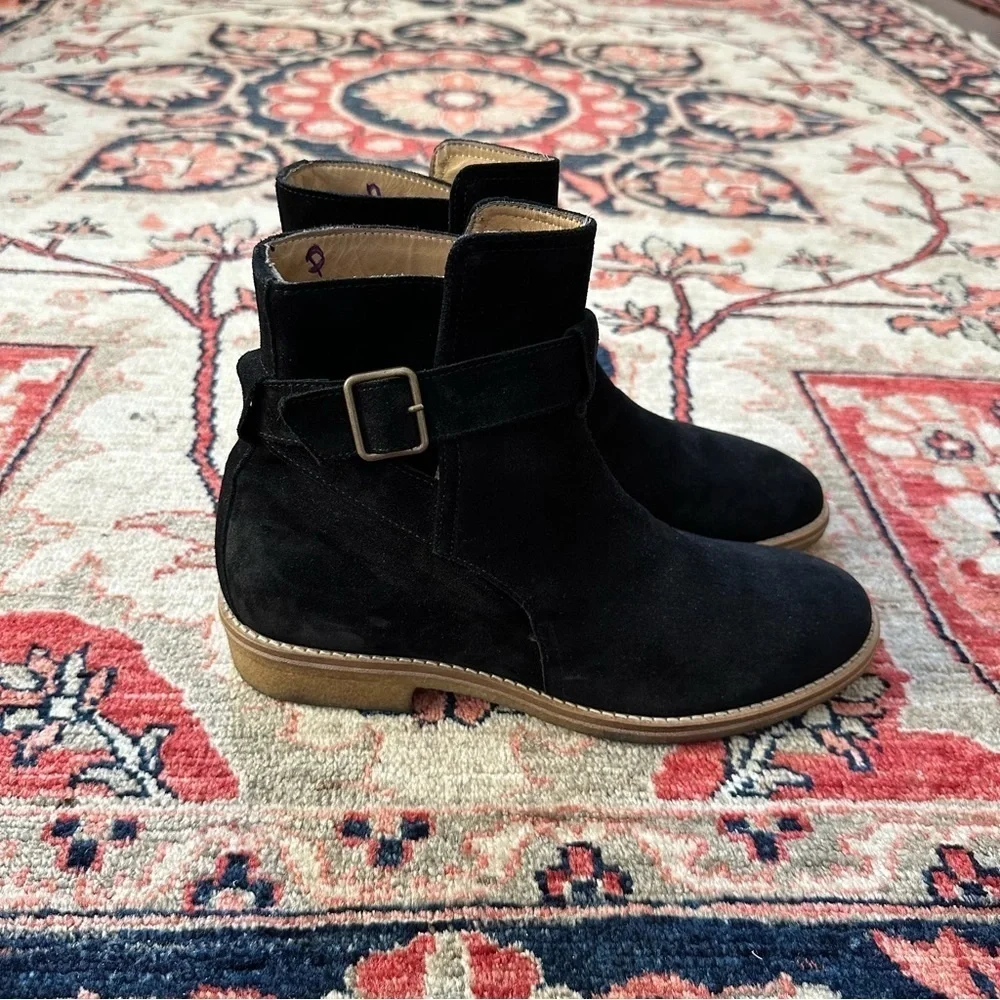 Represent Clo Italian Calf Suede Leather Strapped Boot